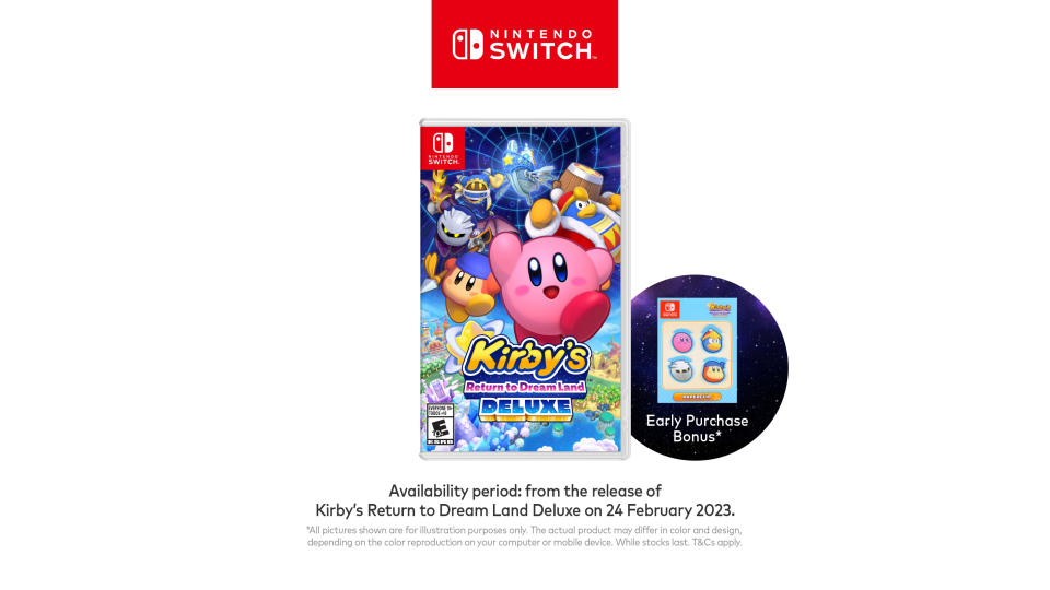 [Pre-order] Kirby’s Return to Dream Land Deluxe. (Photo: Lazada SG)