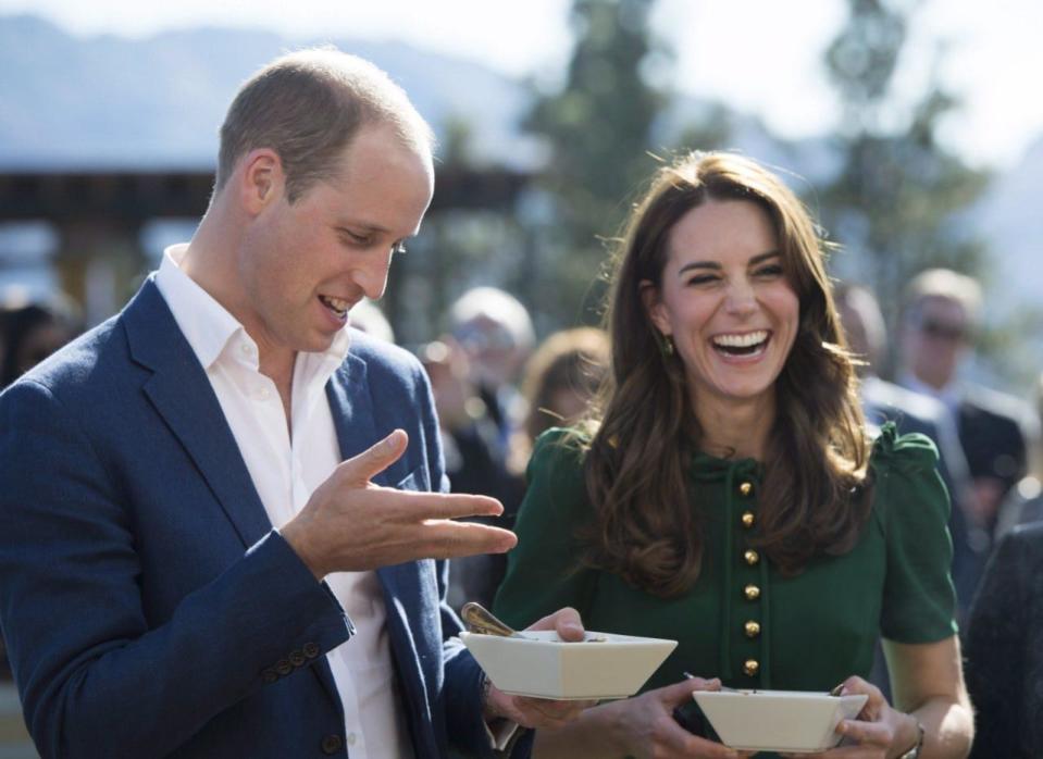 The Duke and Duchess of Cambridge take part in the taste of British Columbia at Mission Hill Winery in Kelowna, B.C., Tuesday, Sept 27, 2016. THE CANADIAN PRESS/Jonathan Hayward