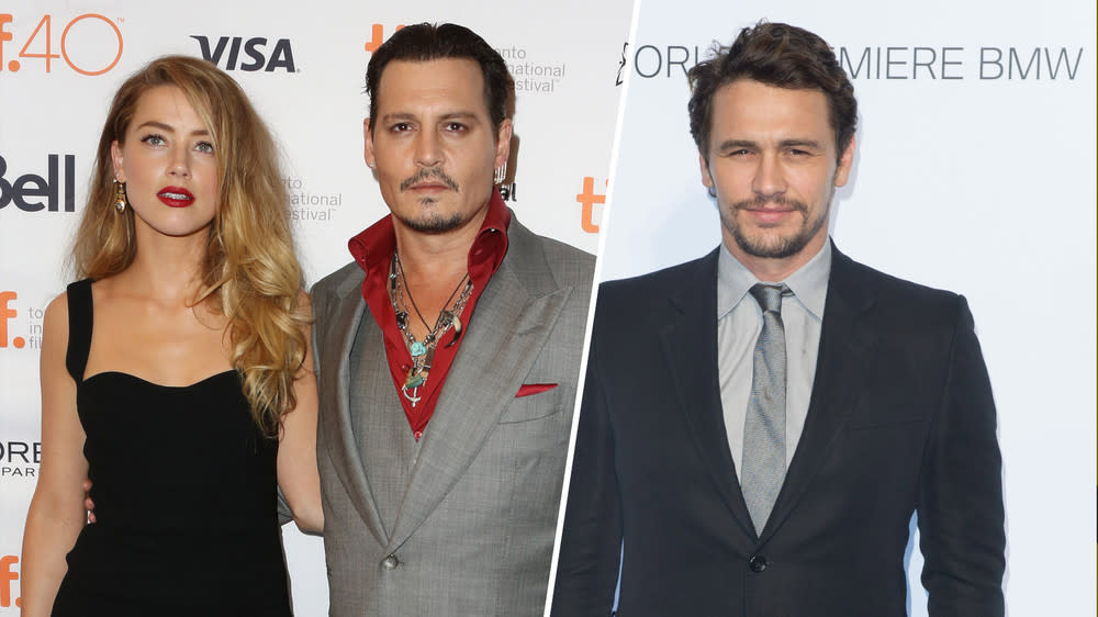 Johnny Depp (l.) hofft im Rechtsstreit mit seiner Ex Amber Heard offenbar auf die Hilfe von James Franco (Bild: [M] BAKOUNINE / Featureflash Photo Agency / Shutterstock.com)