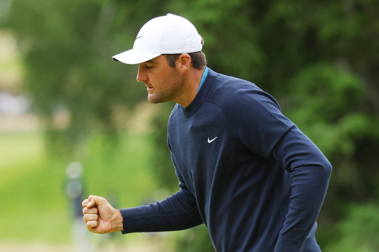 Scottie Scheffler hung tough at the U.S. Open. (Andrew Redington/Getty Images)