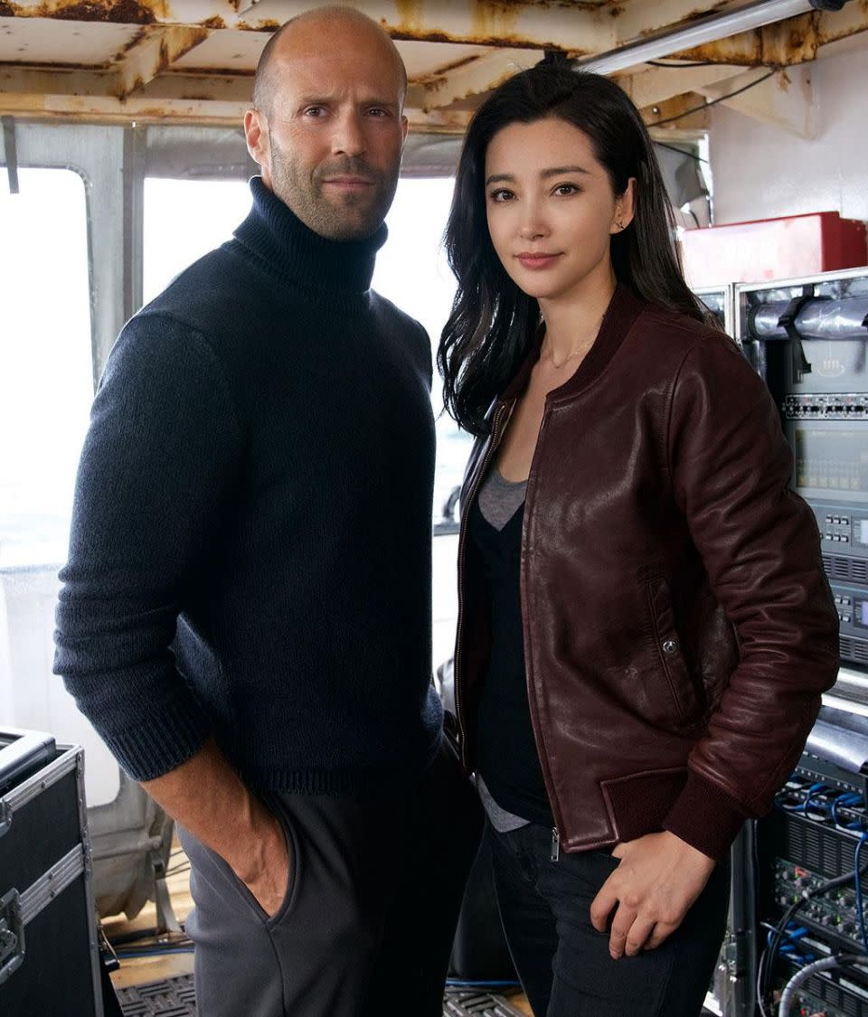 Jason stars in MEG alongside Chinese star Li Bingbing. Source: Warner Bros