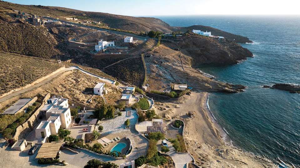 The windswept location of Mykonos ML in Greece