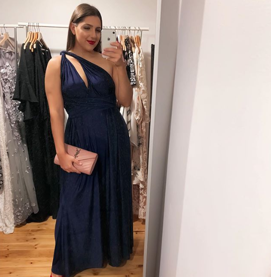 Alexia Frangos started 808 Threads after being frustrated by a lack of clothing hire options for curvier women. Source: Supplied