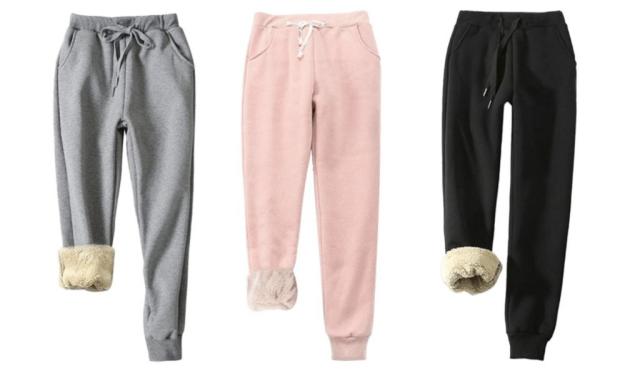Over 3,700  shoppers love these teddy-lined sweatpants