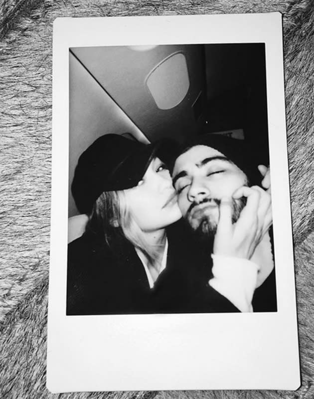Gigi Hadid and Zayn Malik. Photo: Instagram.