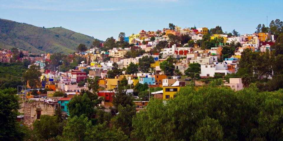 <p>Yellow and red are some of Mexico’s most common colours, found in vibrant stucco architecture, flamboyant textiles and its cuisine.</p>