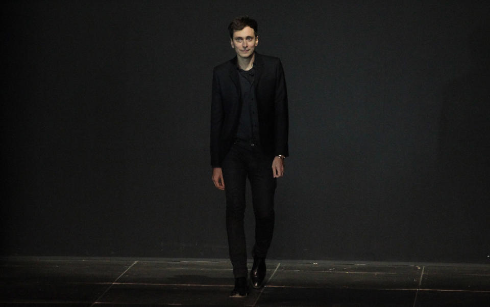 Earlier this week, former Saint Laurent designer Hedi Slimane was named the new creative director of Céline [Photo: Getty]