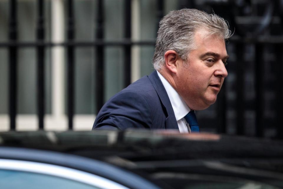 Breach: Tory Party Chairman Brandon Lewis voted despite agreeing not to (Getty Images)