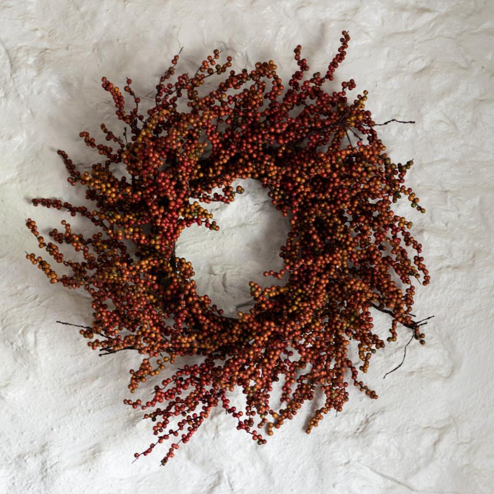 7) Fall Berry Wreath