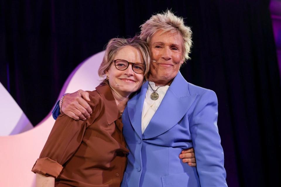 (L-R) Jodie Foster and Diana Nyad, Power Women Summit 2023
