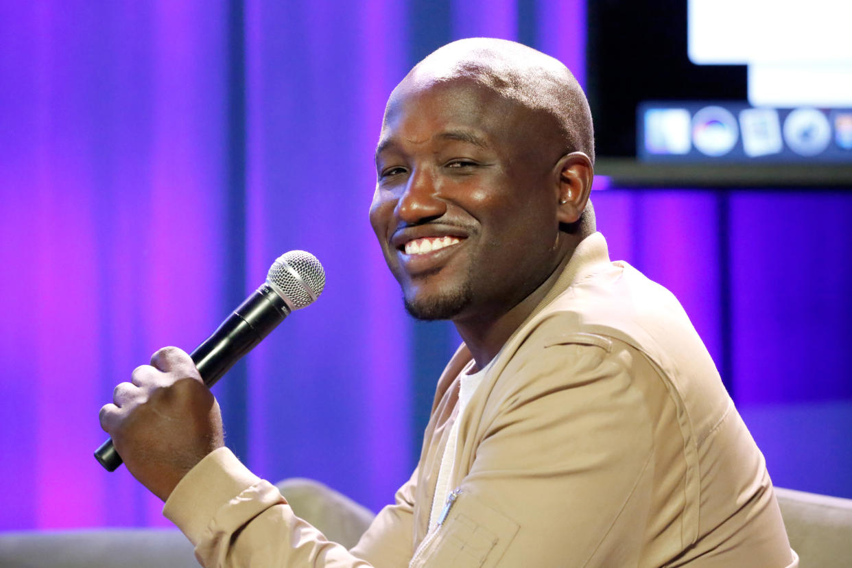 Hannibal Buress, pictured last year, mentioned Cosby’s reputation for drugging and assaulting women during his comedy act in 2014. That led to the media questioning Cosby’s behavior — and accusers coming forward. (Photo: FilmMagic/FilmMagic)