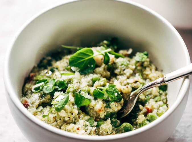 Crock-Pot Quinoa Chicken Primavera