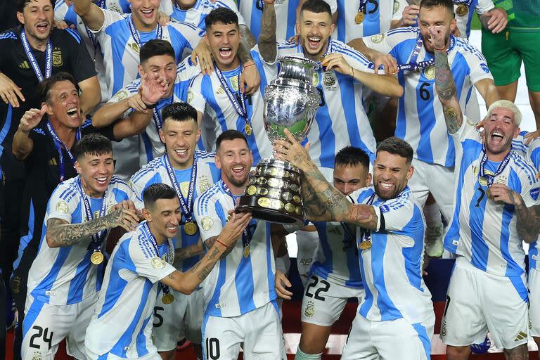 La selección argentina logró su 16° título en la Copa América y el 22° en su historia, que incluye tres mundiales con el de Qatar 2022