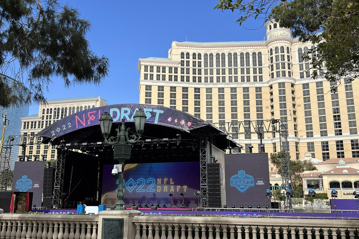 The 2022 NFL draft kicks off tonight in Las Vegas. (Gary A. Vasquez-USA TODAY Sports)