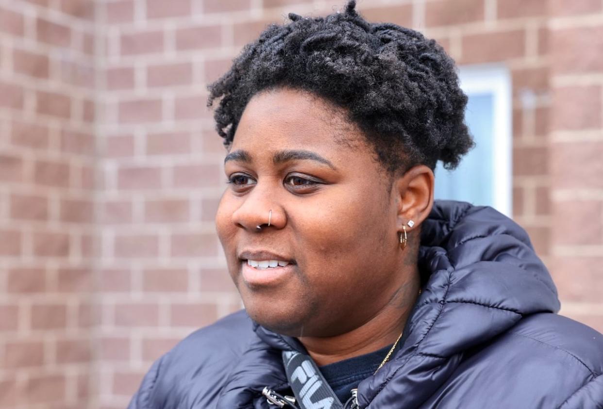 Dartmouth resident Kayla Borden has argued her brief arrest by Halifax Regional Police in 2020 was an example of racial profiling, but has lost her latest attempt to have the case reviewed. (Robert Short/CBC - image credit)
