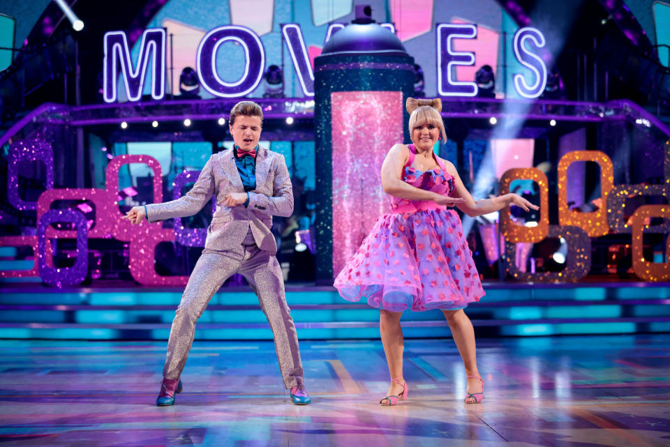 Nikita Kuzmin and Tilly Ramsay on Strictly Come Dancing (BBC/Guy Levy)