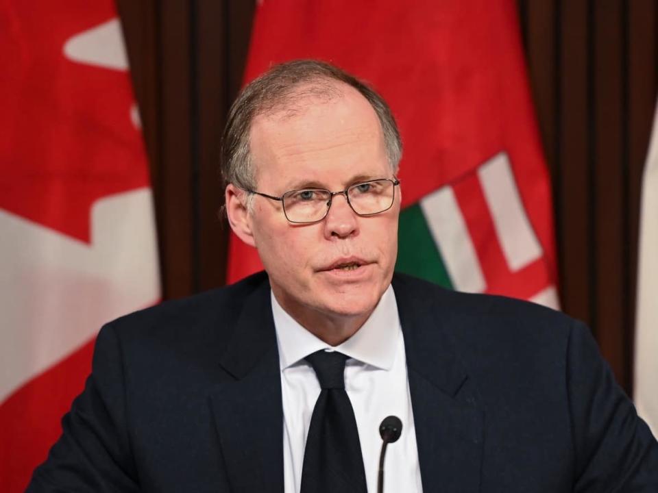 Adalsteinn Brown is stepping aside as one of the co-chairs of the province’s science advisory table. (Nathan Denette/The Canadian Press - image credit)
