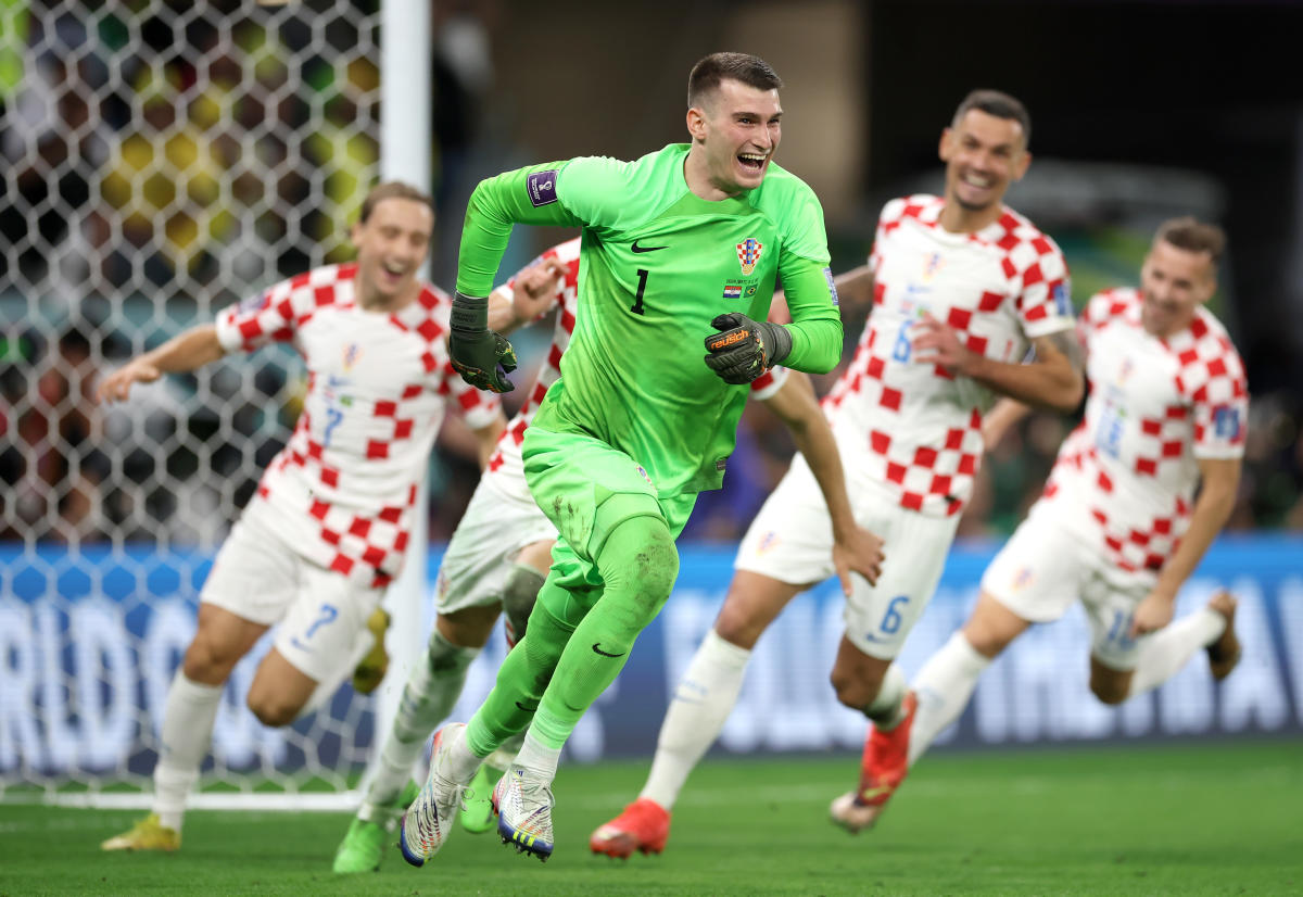 Croatia sends favorites Brazil home with penalty shootout win at