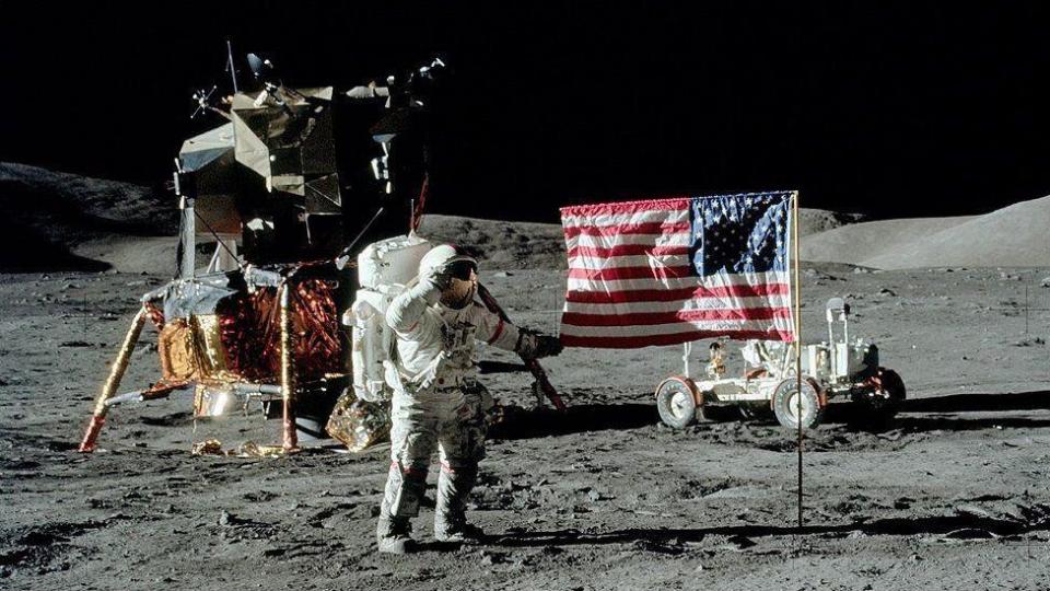 Eugene Cernan, comandante de la misión Apolo 17 a la Luna