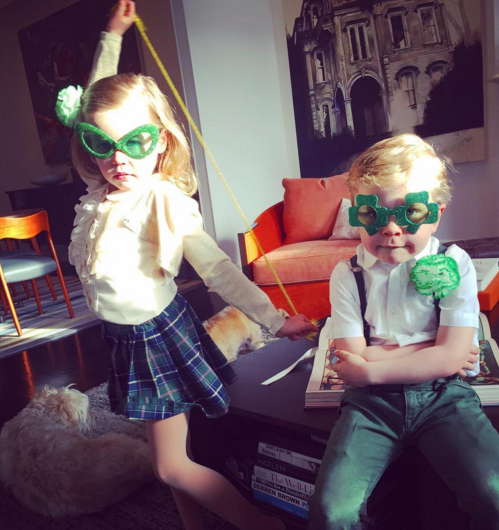 Their Irish eyes may have been smiling on St. Patty’s Day, but it was hard to tell with those sparkly specs. “Happy St. Patrick’s Day from NPH, David [Burtka], and these two leprechauns,” Harris, 42, captioned this pic on March 17. Even from a photo we can tell that those two have a whole lot of personality. (Photo: Instagram) 