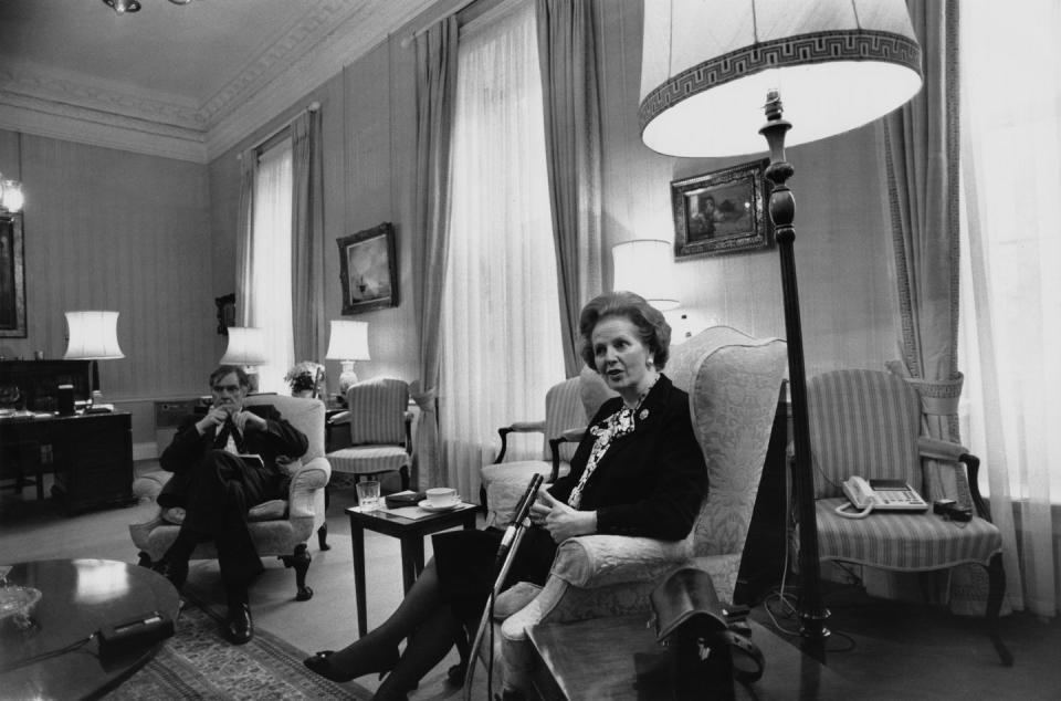 <p>Britain's first female (and longest-serving) Prime Minister garnered the title "Iron Lady" for her strong opinions, strict policy, and firm leadership.</p>