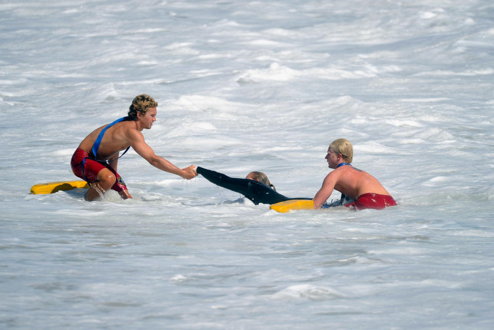 Pacific Storm Brings High Surf To Southern California