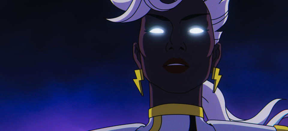 Storm (Alison Sealy-Smith) in X-Men '97. (Image: Disney+ & Marvel Animation)