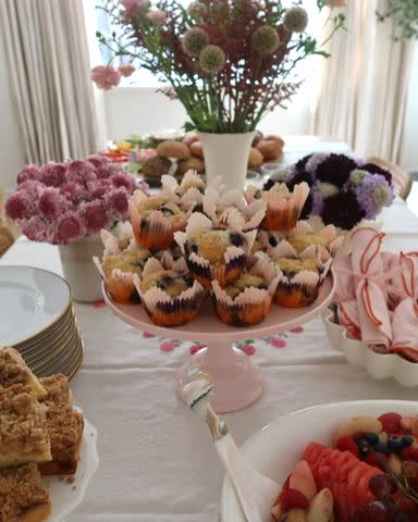 <p>Mandy Moore/Instagram</p> Mandy Moore posts photos from her baby shower on Instagram on Aug. 24.