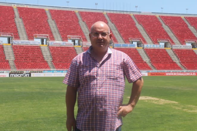 Benito Mateo, en su etapa en el Mallorca. Foto: RCD Mallorca.