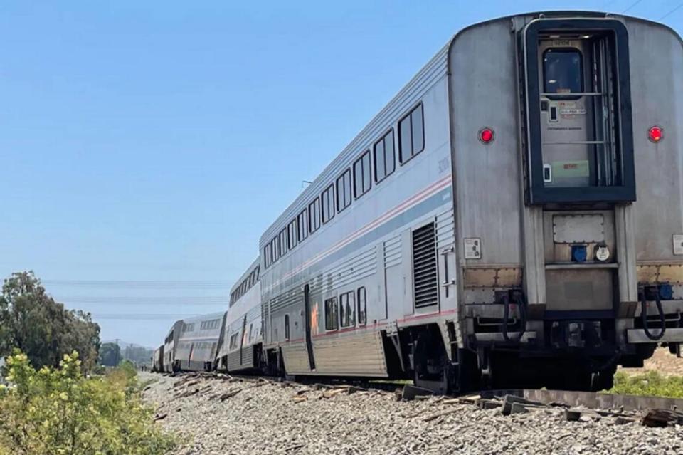 Fifteen people were injured, one seriously, on Wednesday, June 28, 2023, when an Amtrak Coast Starlight passenger train collided with a work truck in Moorpark.