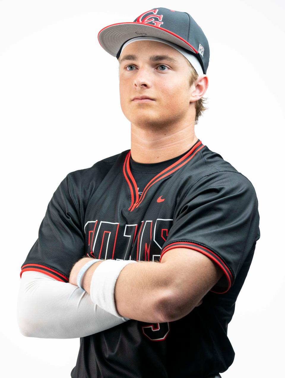 Center Grove's Noah Coy poses for a photo Tuesday, March 19, 2024, at The Indianapolis Star.