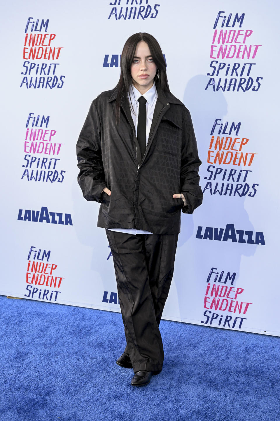 Billie Eilish at the 2024 Film Independent Spirit Awards held at the Santa Monica Pier on February 25, 2024 in Santa Monica, California.