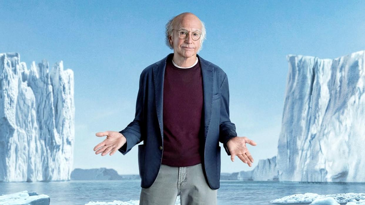  Larry David in the poster for Curb Your Enthusiasm season 12. 