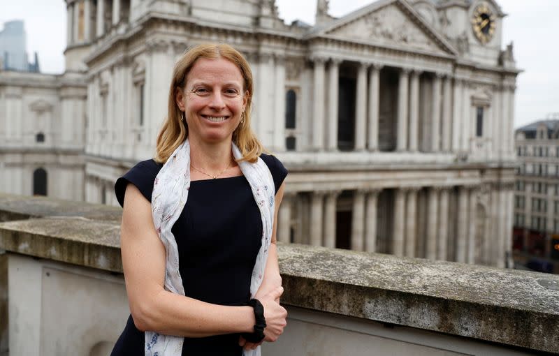 Natasha Landell-Mills, head of stewardship at Sarasin & Partners, poses for a photograph at their office in London