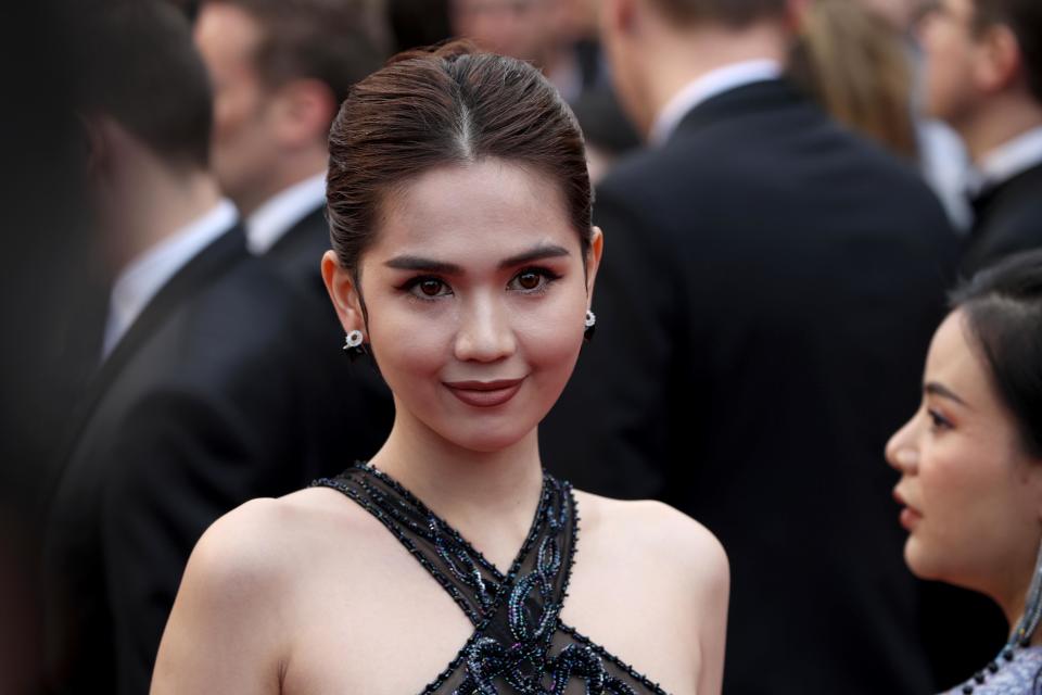 CANNES, FRANCE - MAY 19: Ngoc Trinh attends the screening of "A Hidden Life (Une Vie Cachée)" during the 72nd annual Cannes Film Festival on May 19, 2019 in Cannes, France. (Photo by Mike Marsland/WireImage)