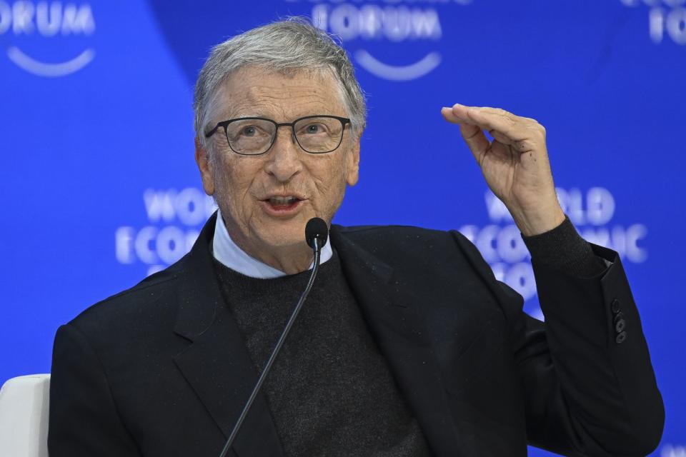 <p> Halil Sagirkaya/Anadolu via Getty</p> Bill Gates