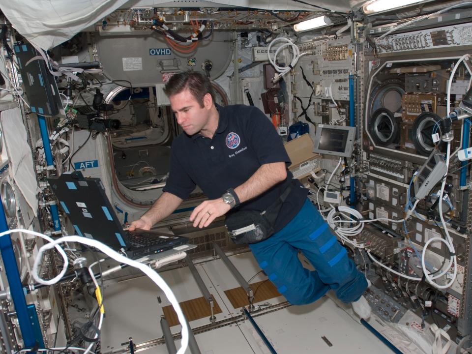 NASA ISS interior