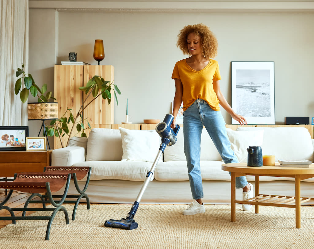 L'aspirateur V8 Origin de Dyson est en promotion sur Cdiscount. (Photo : Getty Images)