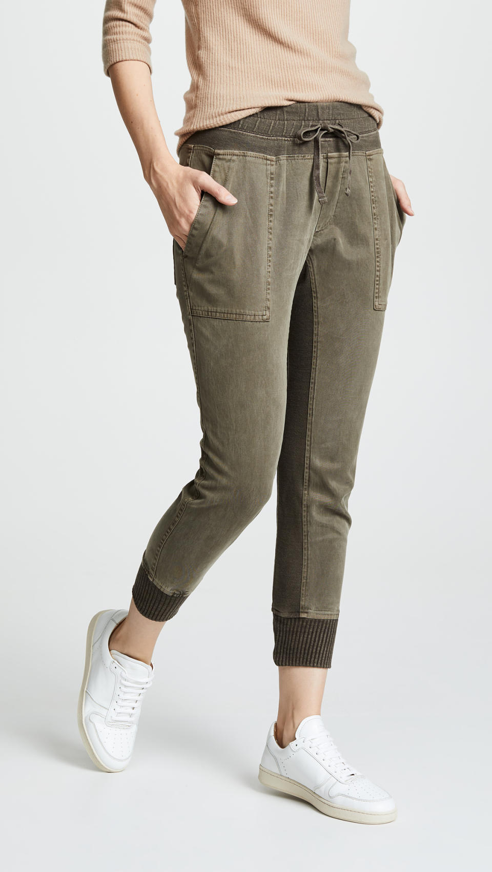 James Perse Mixed Media Pants, as seen on Meghan Markle, are on sale for Black Friday at Shopbop when you use code SHOP20 at checkout. 