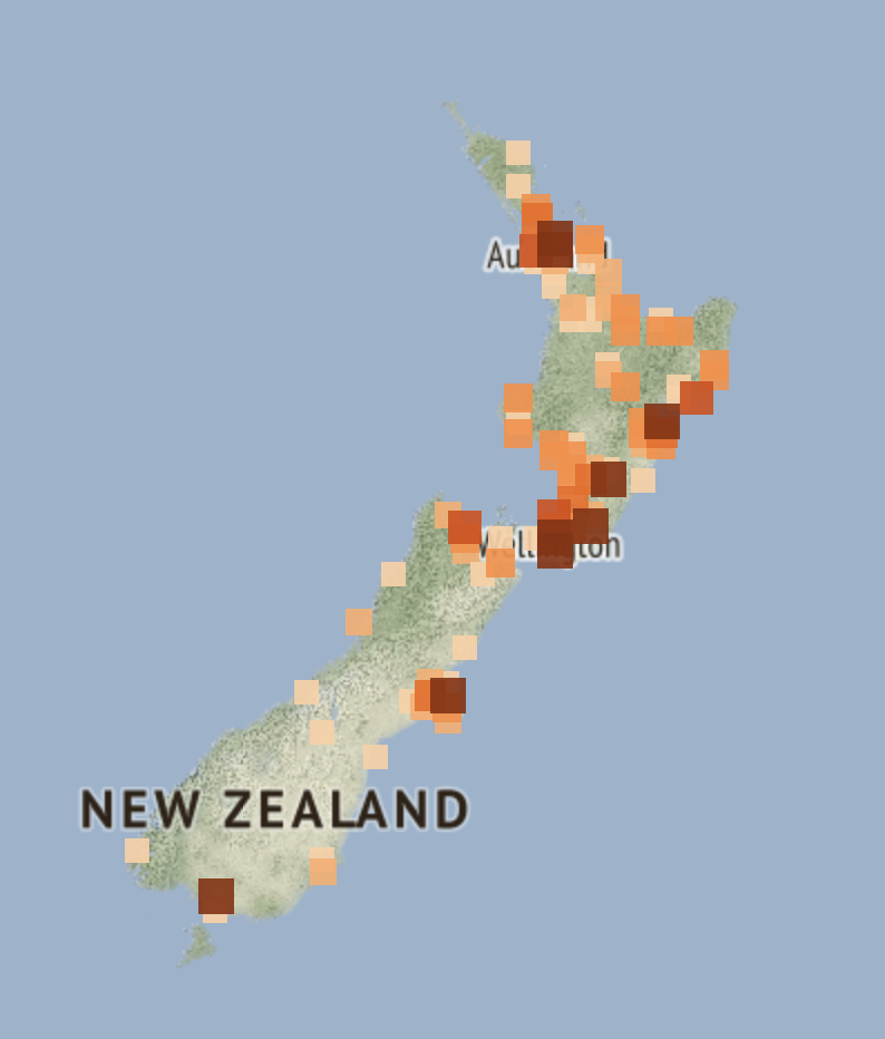 Extreme shocks were felt across the island after the 8 magnitude quake struck. Source: GeoNet