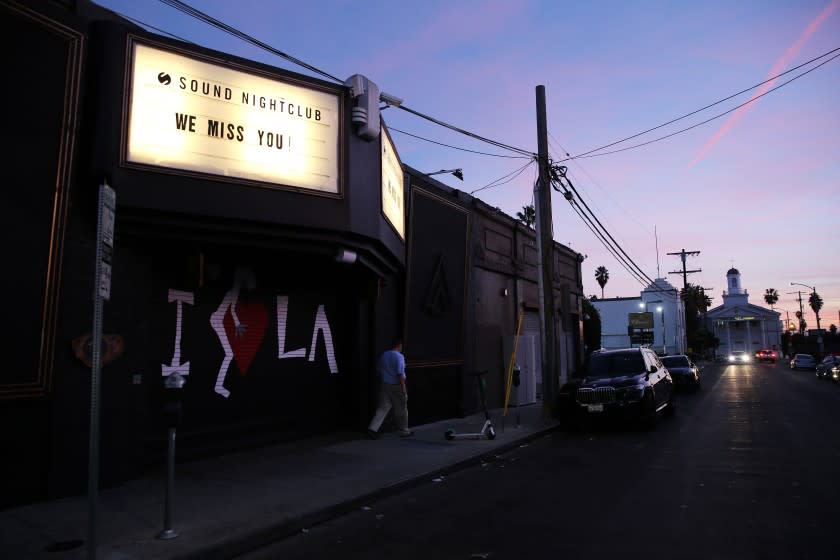 Hollywood's Sound nightclub on December 6.