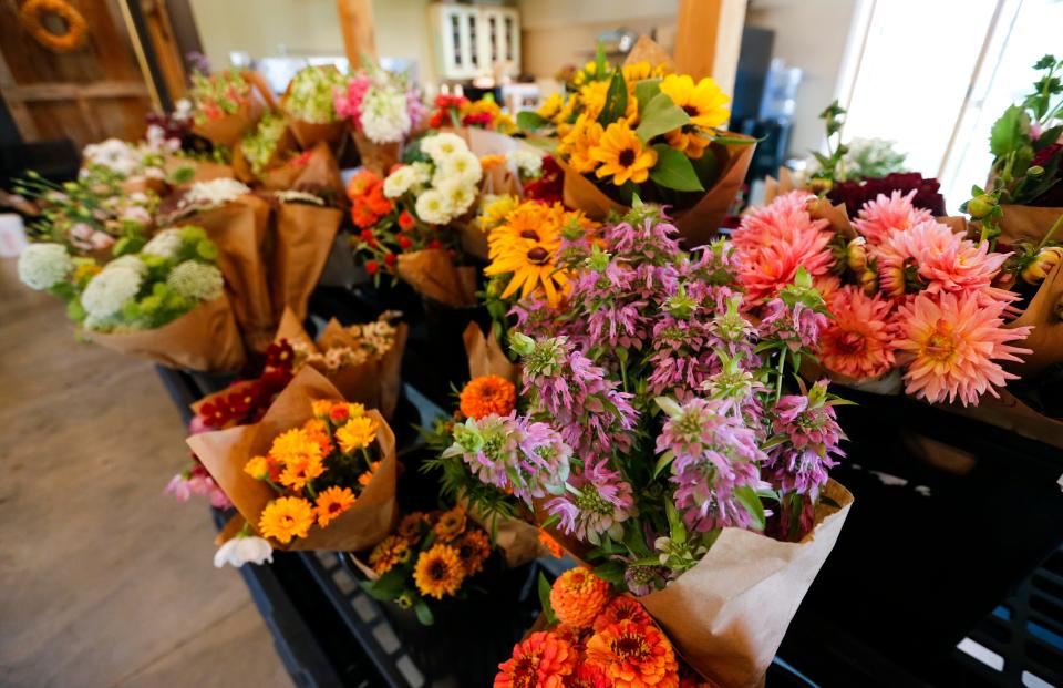 Flowers available to florists and floral designers through the Missouri Flower Exchange on Wednesday, June 28, 2023.