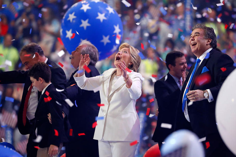 Hillary clinton balloons