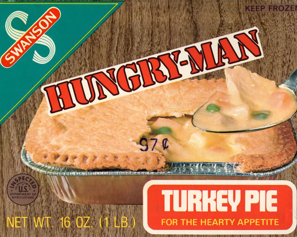 Swanson Hungry-Man Turkey Pie TV Dinner, 1970's