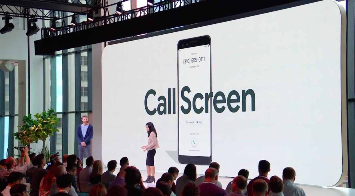 Google Call Screen