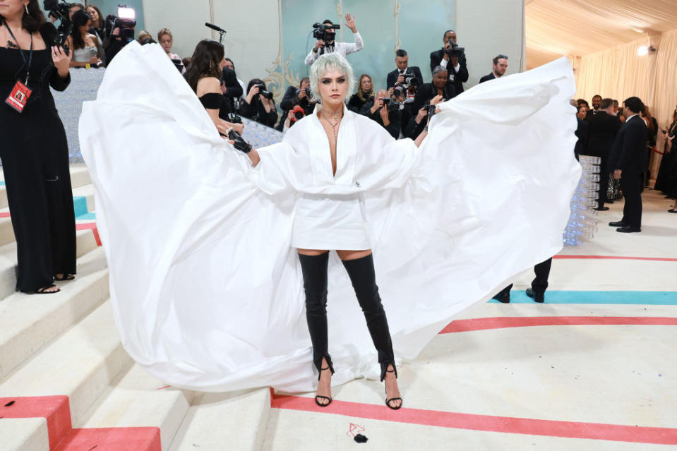 Cara Delevingne at the Met Gala