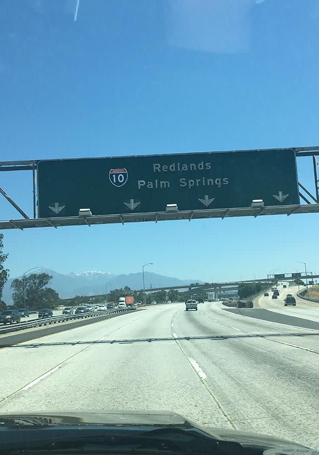 Palm Springs bound! Source: Supplied