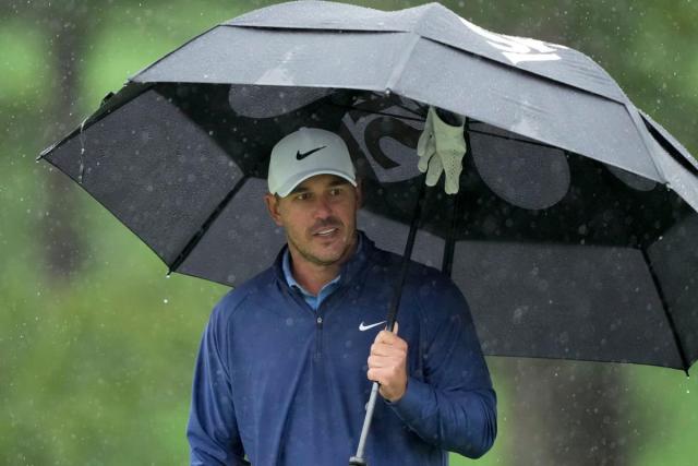 The Masters 2023 LIVE: Leaderboard and scores as play suspended until  Saturday due to weather