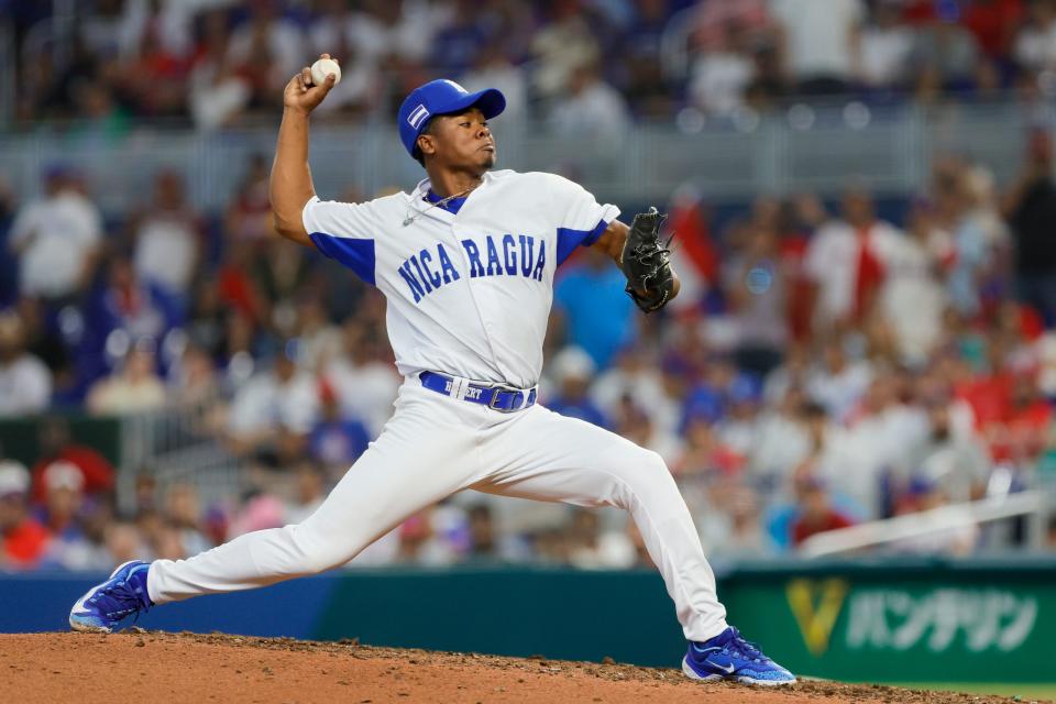 Nicaragua relief pitcher Duque Hebbert signed a minor league contract with the Detroit Tigers after pitching in the World Baseball Classic.