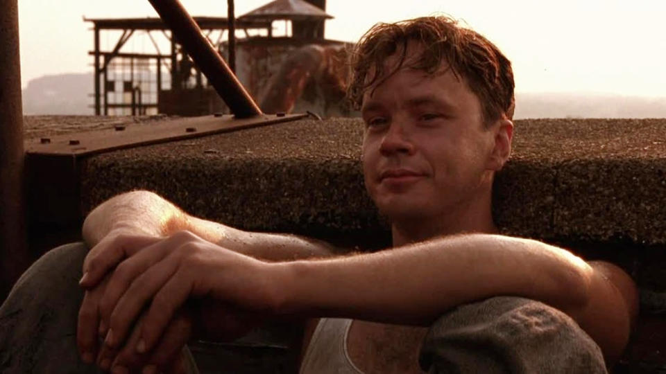 Tim Robbins in The Shawshank Redemption